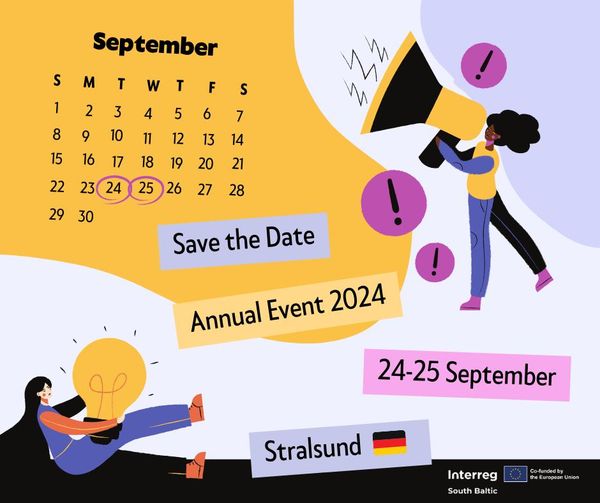 Roczne wydarzenie programu Interreg Południowy Bałtyk 2021-2027 save the date!