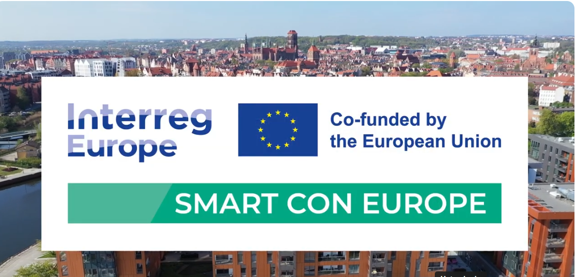 Projekt SMART CON EUROPE  jest realizowany w ramach programu Interreg Europa 2021-2027