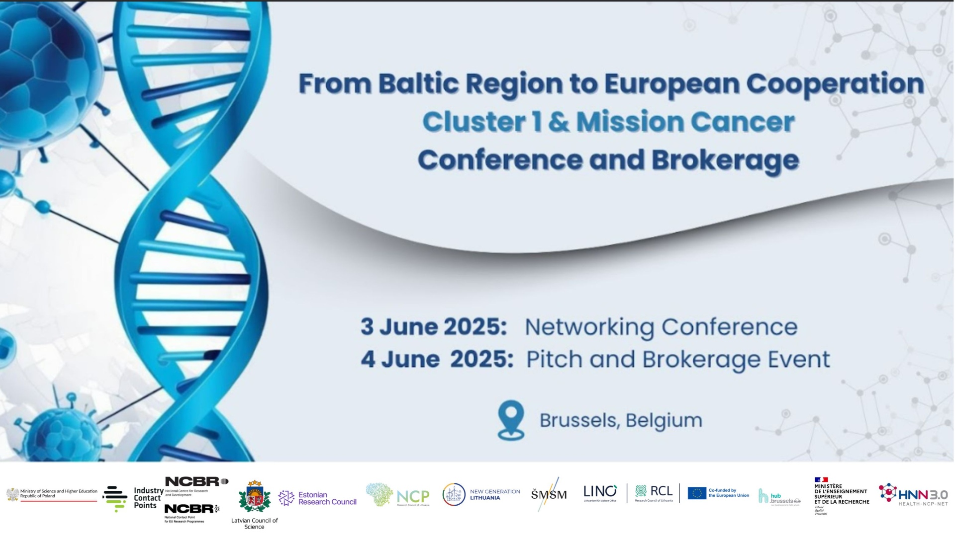 Otwarta rejestracja na konferencję i spotkanie brokerskie dla klastra Zdrowie „From Baltic Region to European Cooperation”