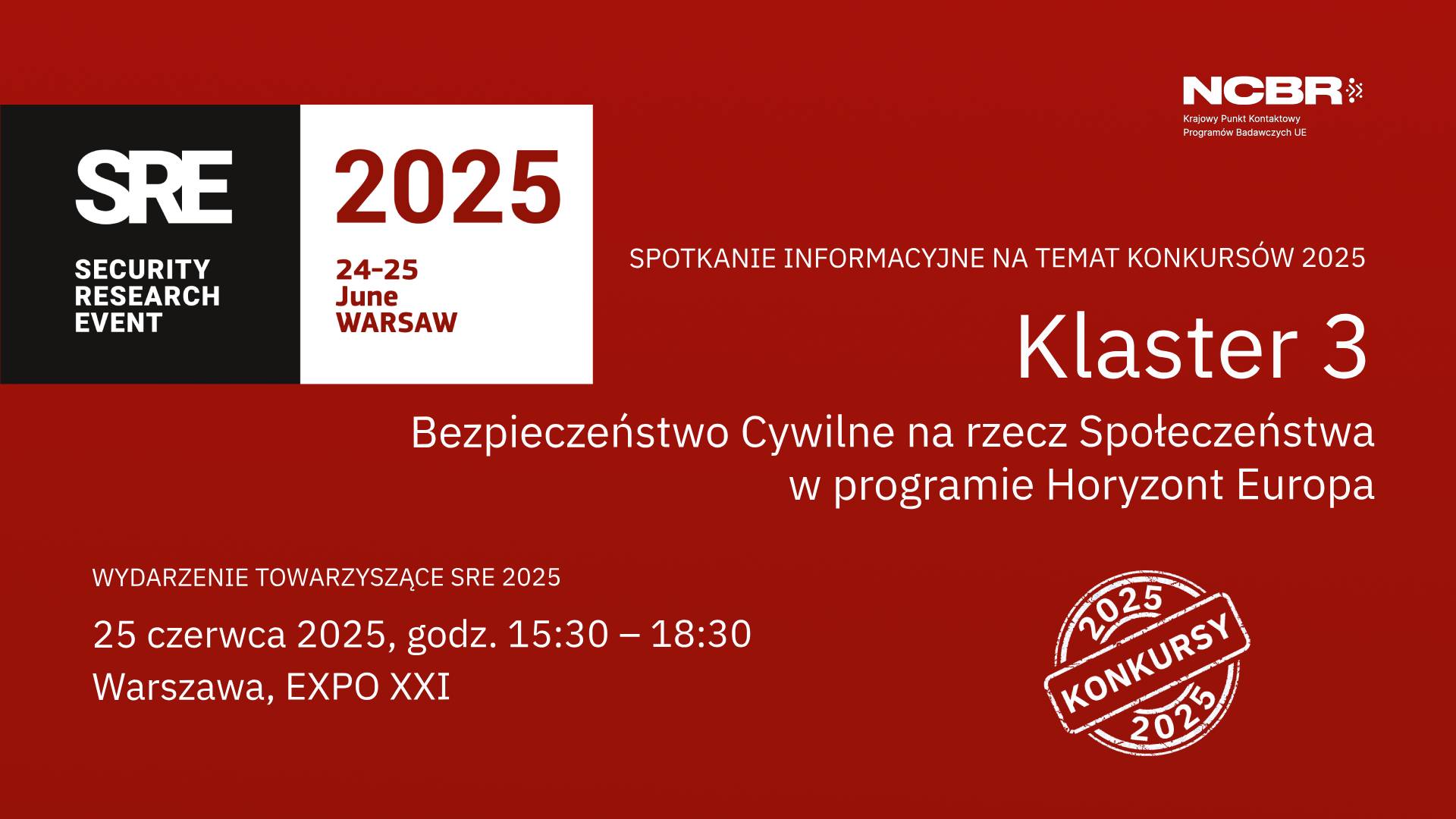 Konkursy 2025 w Klastrze 3: Bezpieczeństwo Cywilne na rzecz Społeczeństwa