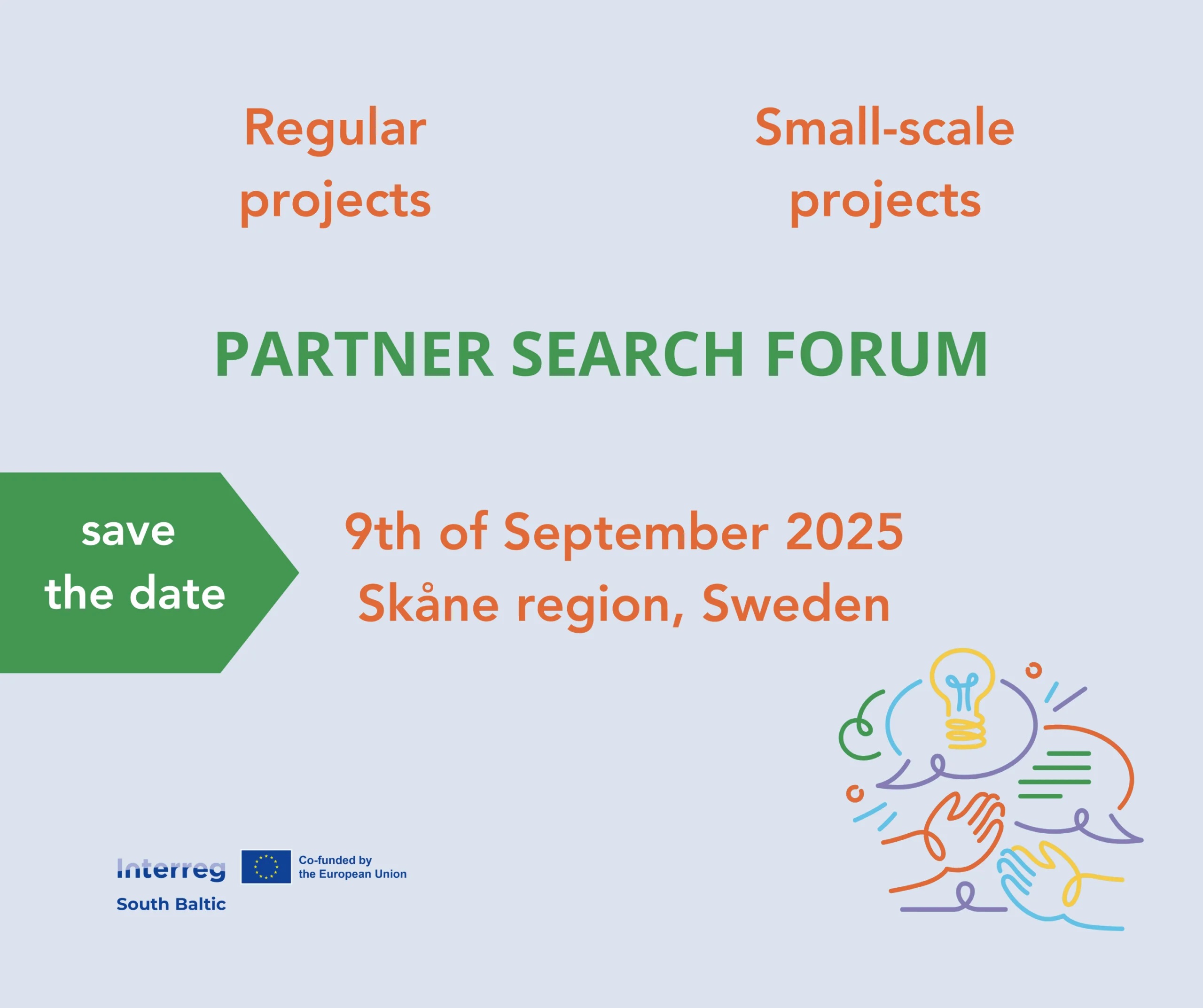 Forum Poszukiwania Partnerów Interreg Południowy Bałtyk – save the date