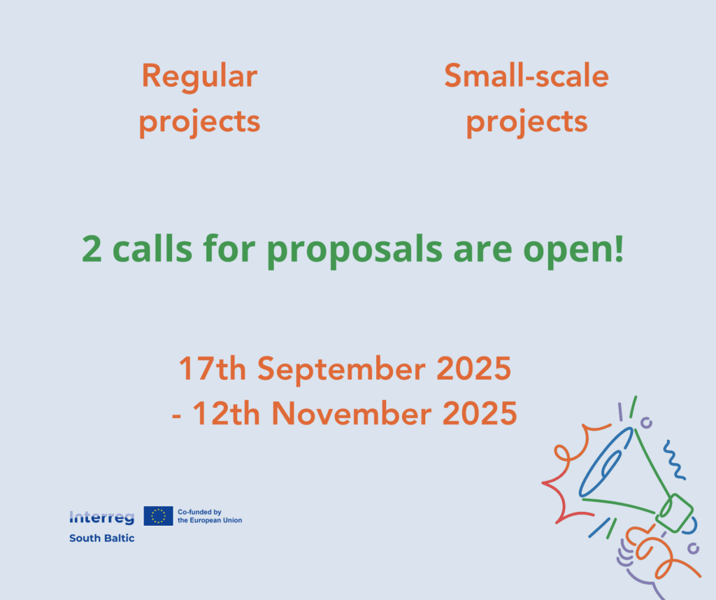 Interreg Południowy Bałtyk ruszył 5 nabór regularny i 3 na projekty małej skali