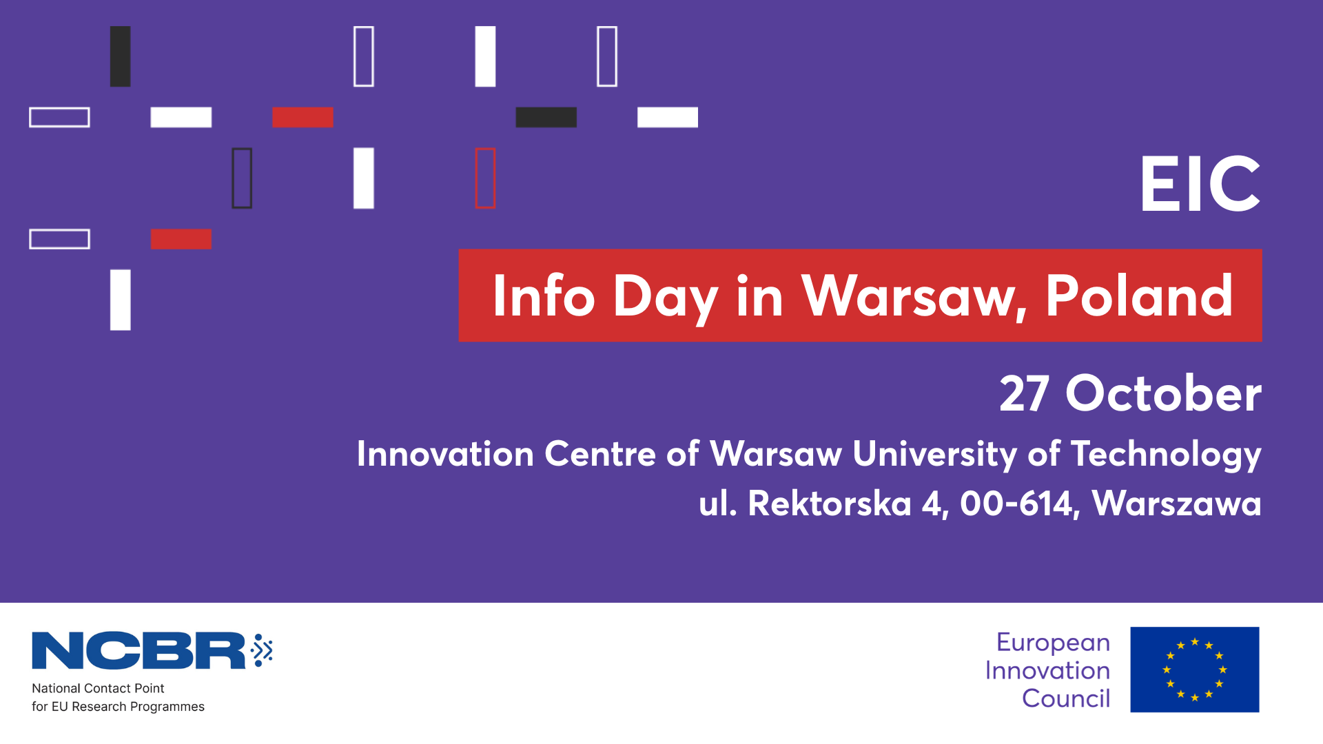 EIC Info Day – 27 października 2025 r., Warszawa