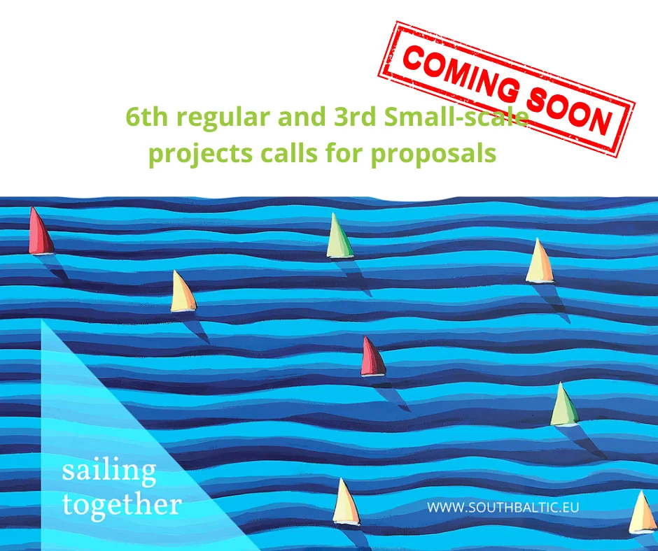 Interreg Południowy Bałtyk: 6. nabór wniosków oraz 4. nabór  na małą skalę już wkrótce